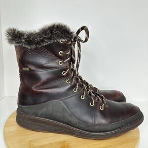 Merrell Brown Fur-Lined Women's Boots